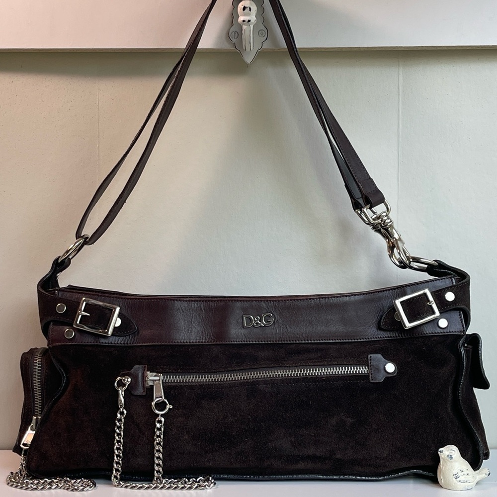 Dolce & Gabbana 1970 Vintage Leather Shoulder Bag